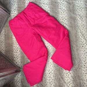 The Children’s Place hot pink puffer ski pants girls size 16 ski outdoor Barbie